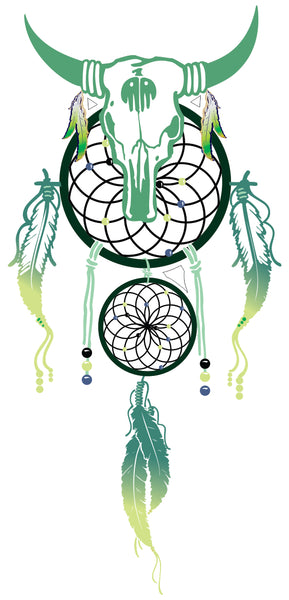 AG016 - Skull Dreamcatcher (Pair)