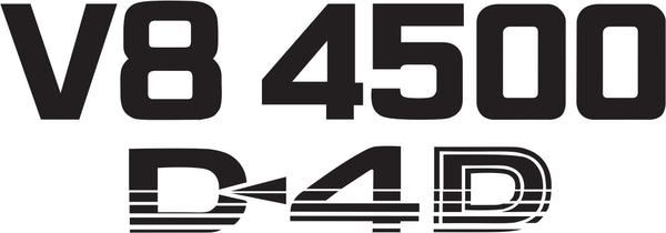 Landcruiser V8 4500 D4D Sticker