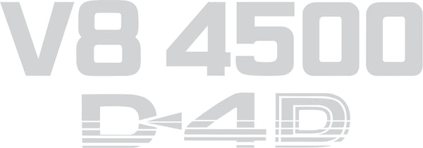 Landcruiser V8 4500 D4D Sticker