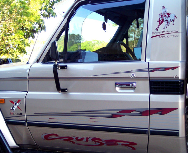 Camp Drafter Bug Deflector Sticker (Pair)