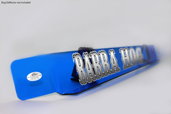 'Barra Hog' Bug Deflector Name Sticker