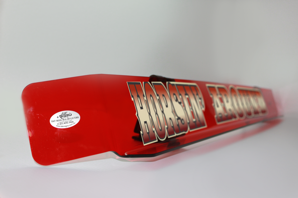 'Horsin' Around' Bug Deflector Name Sticker