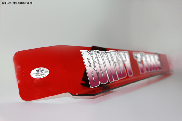 'Bundy Time' Bug Deflector Name Sticker
