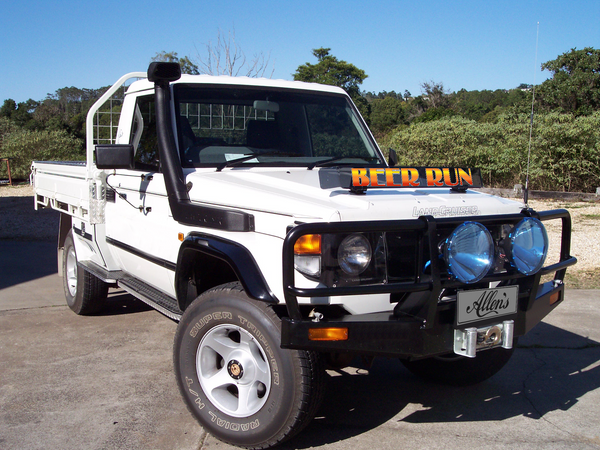 'Beer Run' Bug Deflector Name Sticker