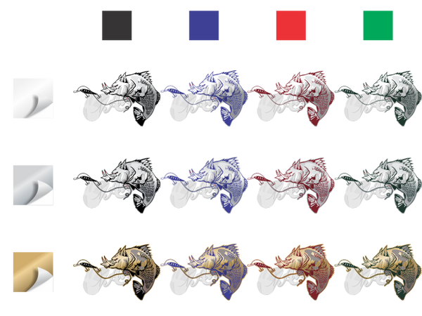 Allens Barra Hog Sticker (Pair)