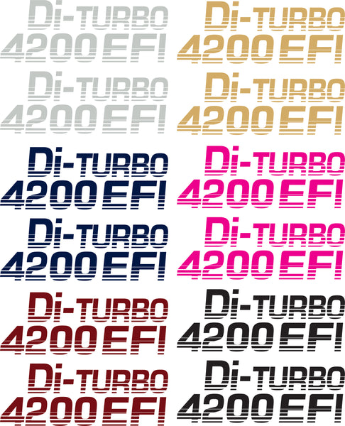Landcruiser Di Turbo 4200 EFI Sticker