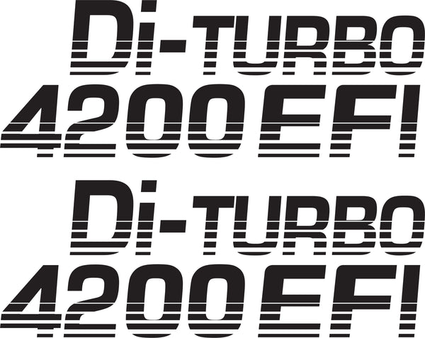 Landcruiser Di Turbo 4200 EFI Sticker