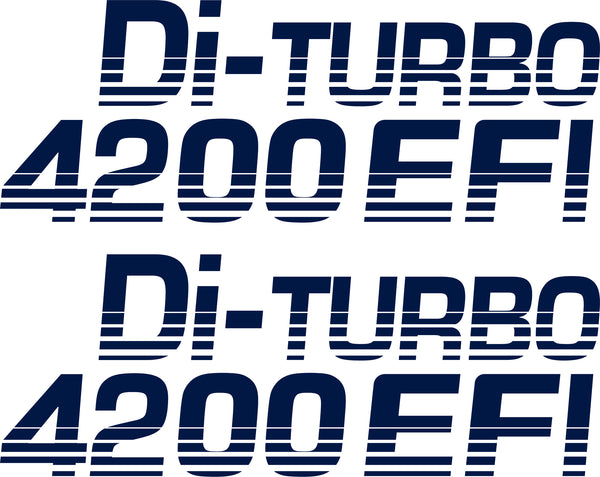 Landcruiser Di Turbo 4200 EFI Sticker