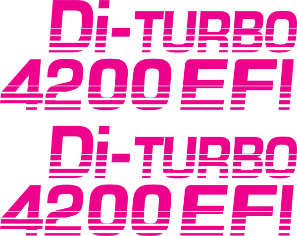 Landcruiser Di Turbo 4200 EFI Sticker