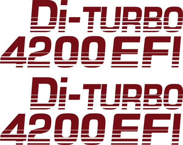 Landcruiser Di Turbo 4200 EFI Sticker