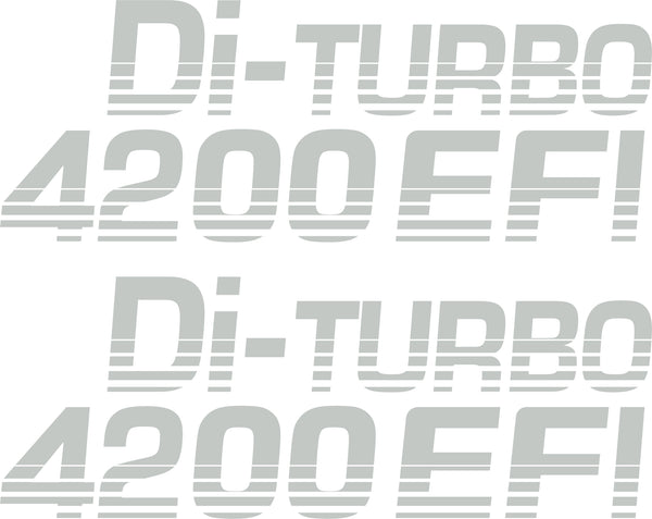 Landcruiser Di Turbo 4200 EFI Sticker