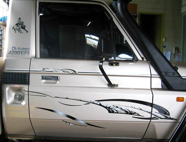 Camp Drafter Bug Deflector Sticker (Pair)