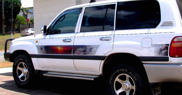 Rodeo Bull Rider Sticker (Pair)