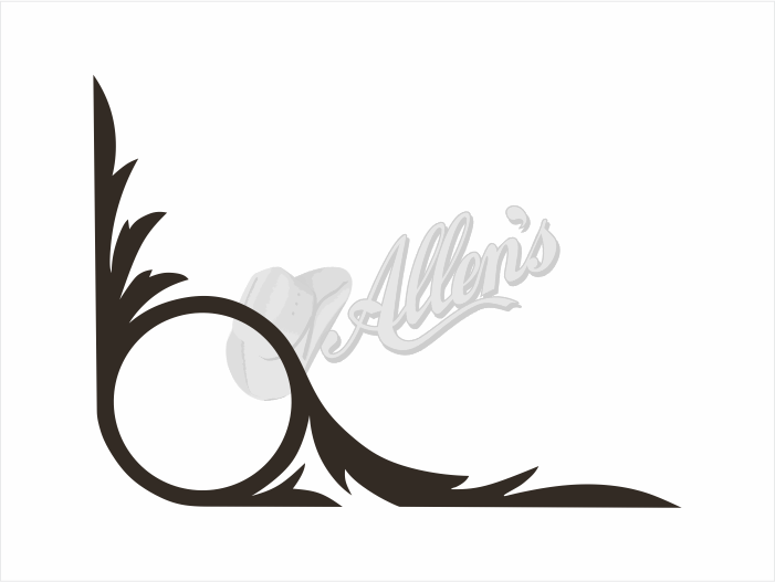 Truck Scroll Corner Swirl Sticker (Pair)