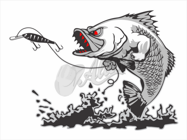Allens Barra & Lure Sticker (Pair)