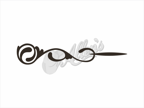 Truck Swirl Scroll Sticker (Pair)