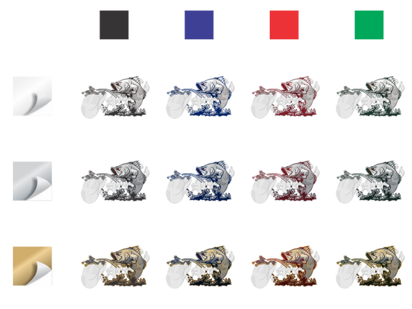 Allens Barra & Frog Sticker (Pair)