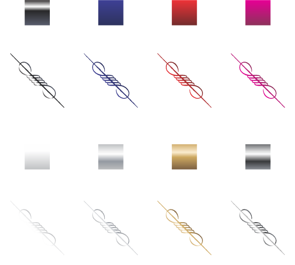 Spiral Scroll Sticker (Pair)