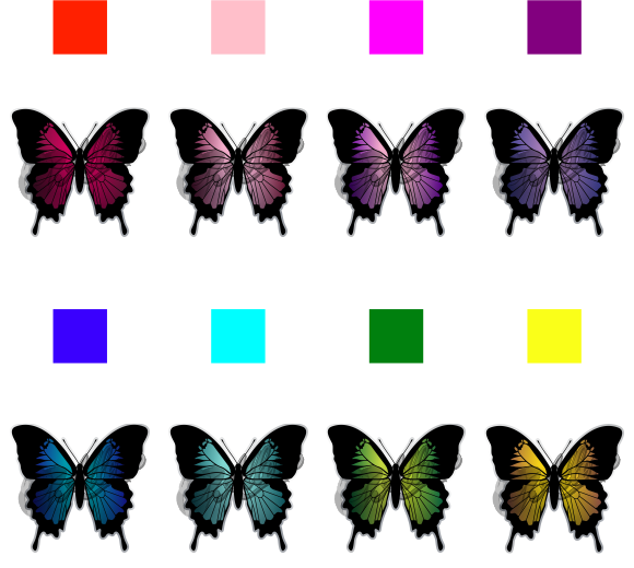 Ulysses Butterfly Sticker (Pair)