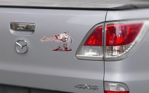 Allens Barra & Frog Sticker (Pair)