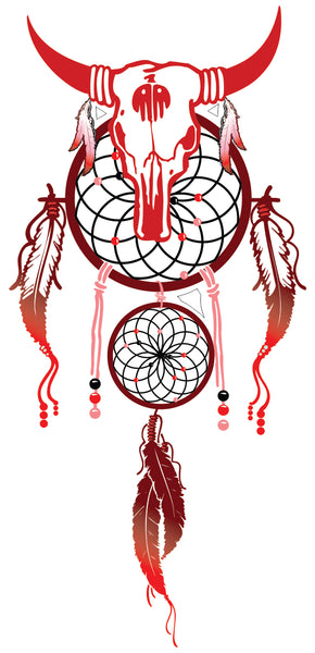 AG016 - Skull Dreamcatcher (Pair)