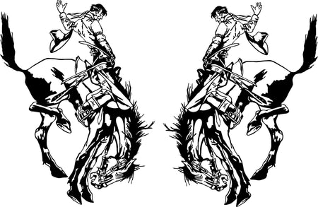 Truck Swirl Scroll Sticker (Pair)