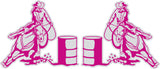 Barrel Racer Sticker (Pair)