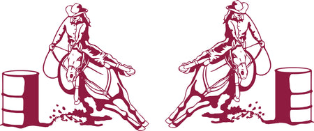 Truck Swirl Scroll Sticker (Pair)