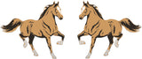 Quarter Horse Stallion Sticker (Pair)