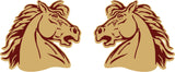 Wild Horse Head Sticker (Pair)