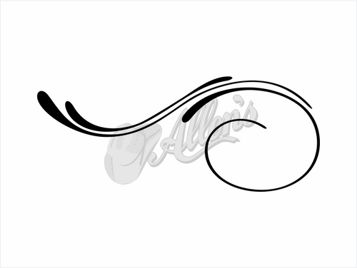 Sweet Wind Scroll Sticker (Pair)