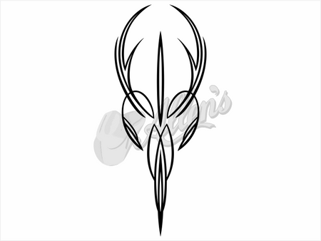 Truck Swirl Scroll Sticker (Pair)