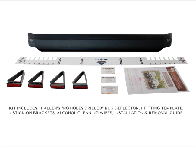 DIY bug deflector kit for 4x4's and trucks. Self-adhesive with heavy duty bond. No holes drilled!