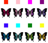 Ulysses Butterfly Sticker (Pair)